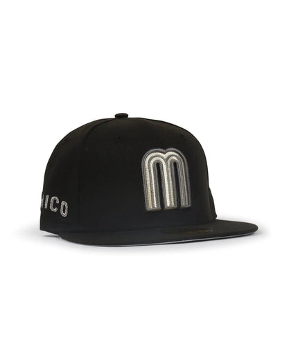 NEW ERA 5950 WBC MEXICO HAT - BLACK/BLACK NEW ERA