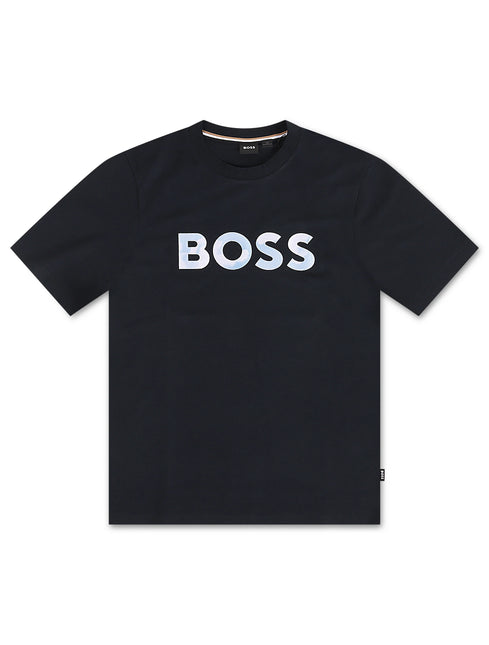 Boss Sky Logo Tee - Navy