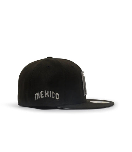 NEW ERA 5950 WBC MEXICO HAT - BLACK/BLACK NEW ERA