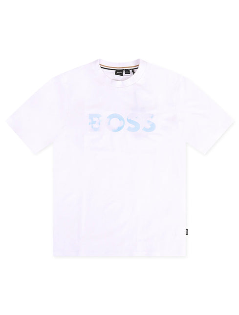 Boss Sky Logo Tee - White