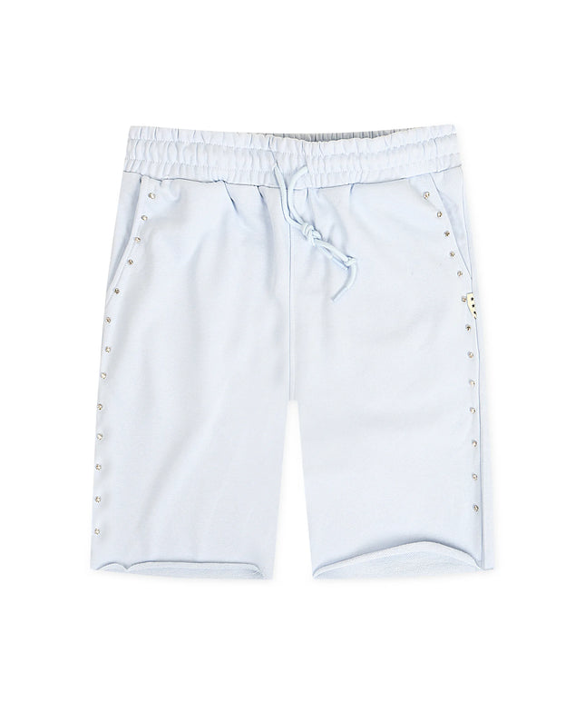 Bkys Rhinestone Shorts - Ice Blue