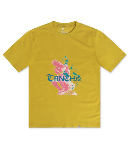 TRNCHES THINKING TEE - MUSTARD TRNCHS