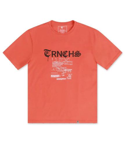 TRNCHES SWITCH TEE - ORANGE TRNCHS