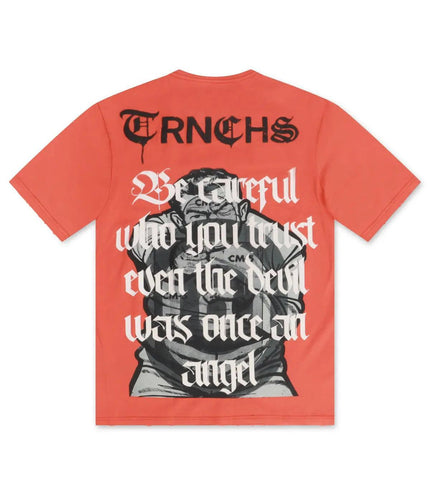 TRNCHES SWITCH TEE - ORANGE TRNCHS