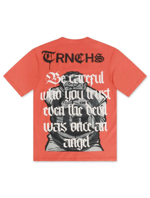 TRNCHES SWITCH TEE - ORANGE TRNCHS