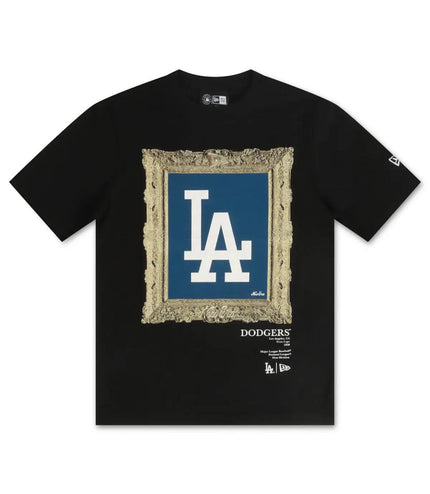 NEW ERA LA DODGERS ART FRAME TEE - BLACK NEW ERA