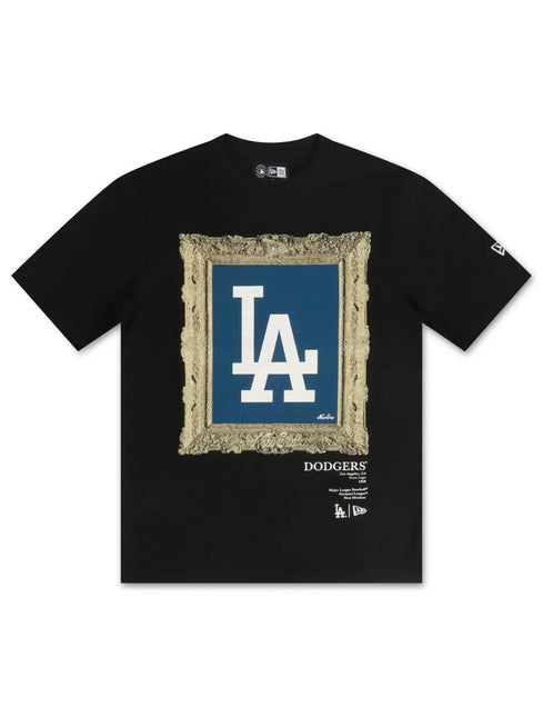 NEW ERA LA DODGERS ART FRAME TEE - BLACK NEW ERA