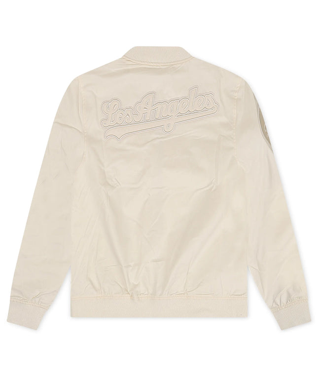Pro Standard Los Angeles Dodgers Neutral Twill Jacket - Eggshell