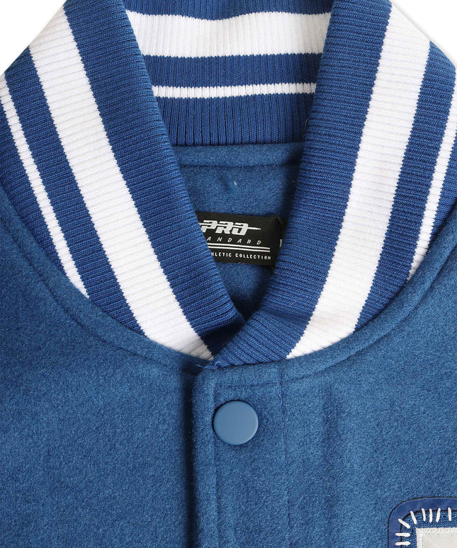Pro Standard Los Angeles Dodgers DIY Pick Stitch Wool Jacket - Blue