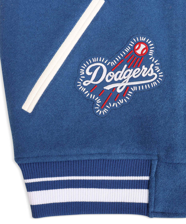 Pro Standard Los Angeles Dodgers DIY Pick Stitch Wool Jacket - Blue