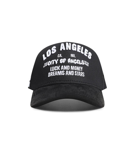 Sombrero de Los Ángeles, pieza de arte, negro