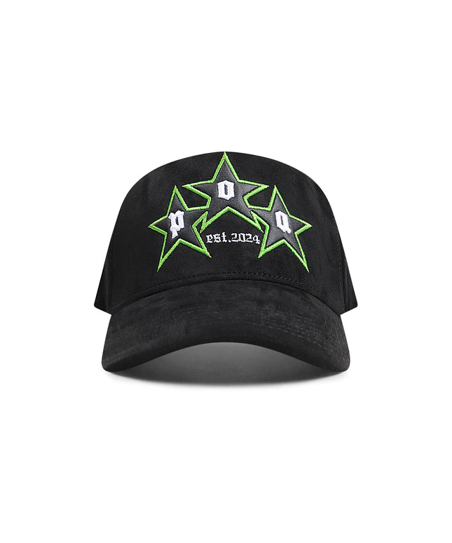 Piece Of Art 3 Star Hat - Black