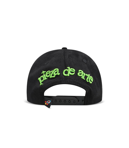 Sombrero de 3 estrellas, obra de arte, negro
