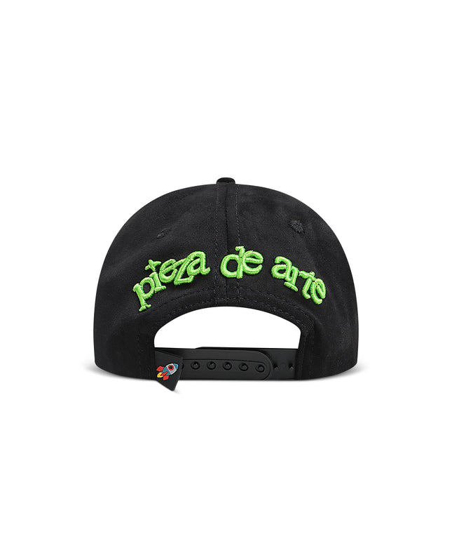 Piece Of Art 3 Star Hat - Black