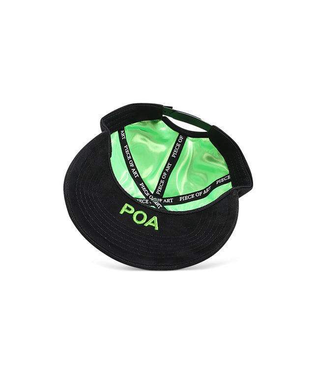 Piece Of Art 3 Star Hat - Black