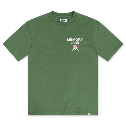 Memory Lane Core Flip Tee - Moss