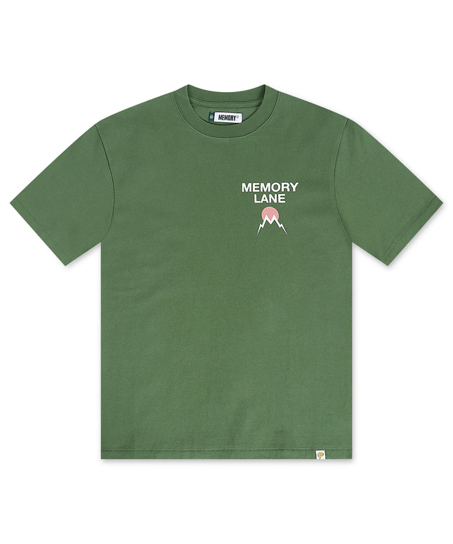 Memory Lane Core Flip Tee - Moss