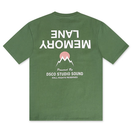 Memory Lane Core Flip Tee - Moss