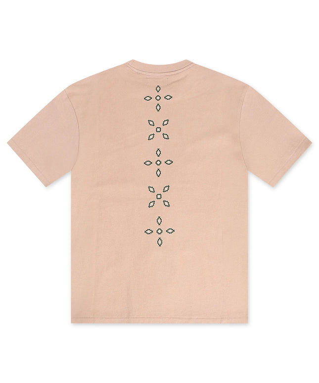 Memory Lane Script Logo Tee - Salmon