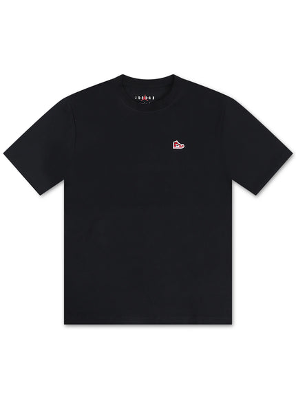 Air Jordan Mens Sneaker Patch Tee - Black