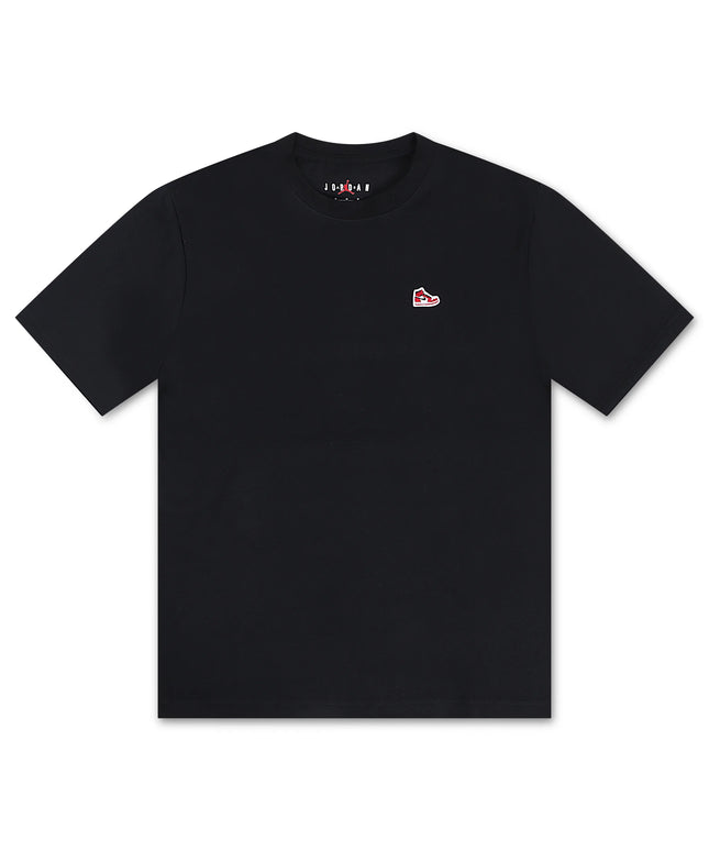 Air Jordan Mens Sneaker Patch Tee - Black