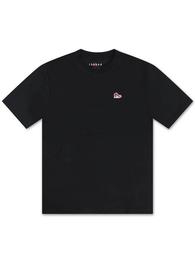 Air Jordan Mens Sneaker Patch Tee - Black
