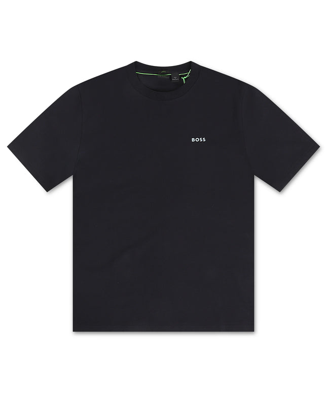 Boss Green Contrast Logo Tee - Navy