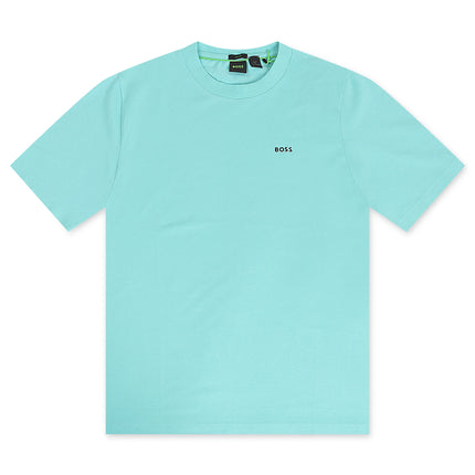 Boss Green Contrast Logo Tee - Teal