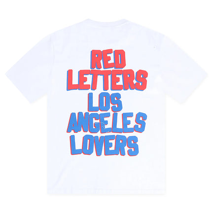 Red Letters Not LA Lovers Tee - White