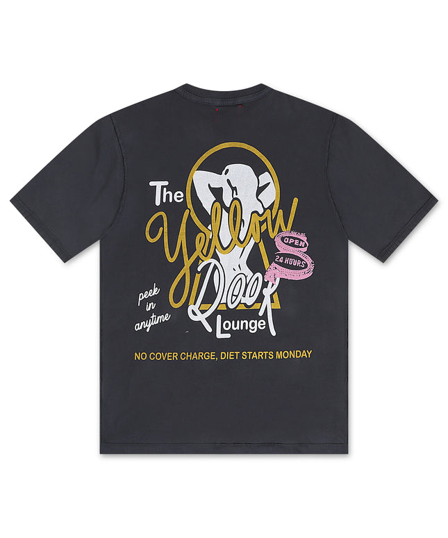 Diet Starts Monday Yellow Door Tee - Vintage Black