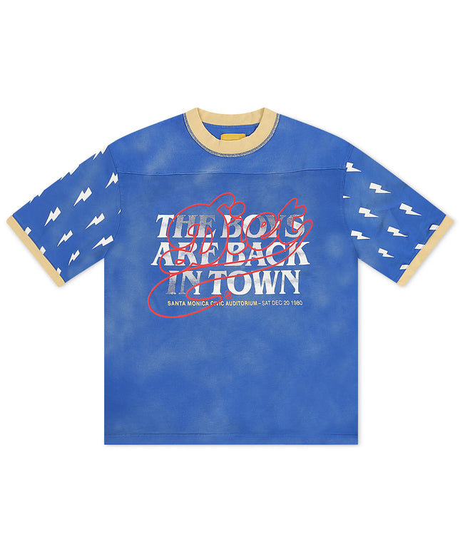 Diet Starts Monday Boys Are Back Rib Tee - Blue