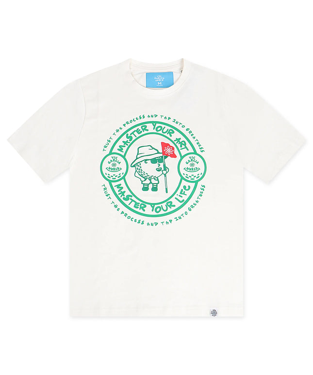 Camiseta Vic Garcia Trust The Process - Vainilla
