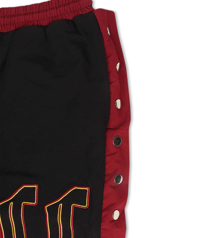Sugarhill Magnolia Snap Shorts - Maroon/Black