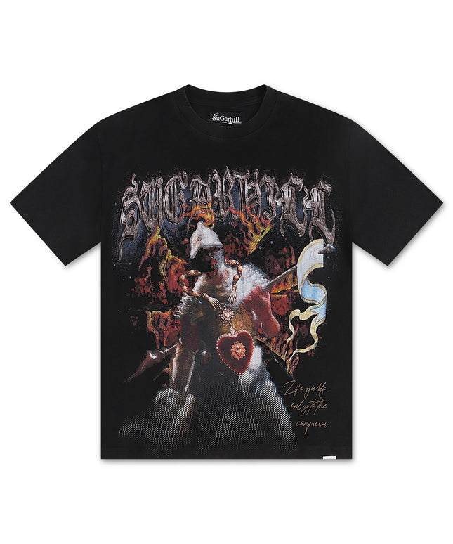 Sugarhill Conquered Tee - Black Vintage
