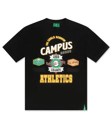 CAMPUS LEAGUE TEE - BLACK CAMPUS