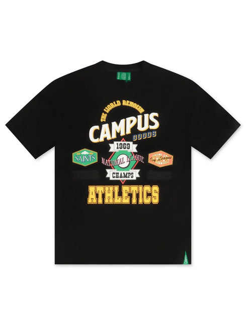 CAMPUS LEAGUE TEE - BLACK CAMPUS