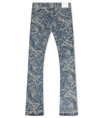 Vaqueros Kdnk para hombre en jacquard - Azul