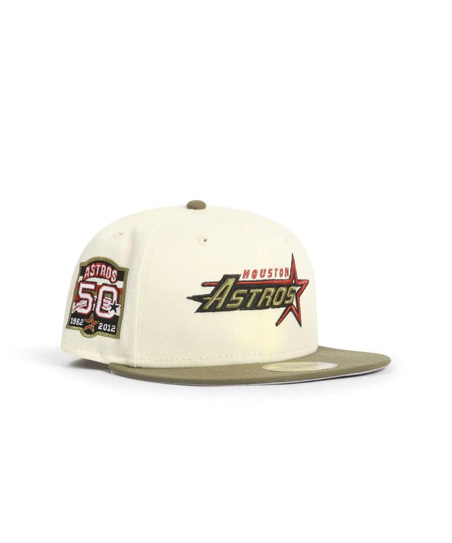 NEW ERA 5950 ASTROS 50TH ANNIVERSARY - CHROME/ OLIVE NEW ERA