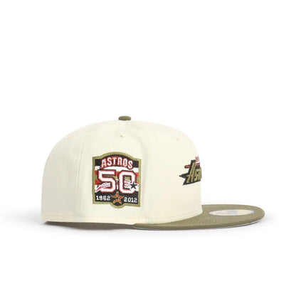 NEW ERA 5950 ASTROS 50TH ANNIVERSARY - CHROME/ OLIVE NEW ERA