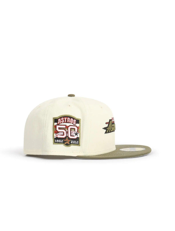 NEW ERA 5950 ASTROS 50TH ANNIVERSARY - CHROME/ OLIVE NEW ERA