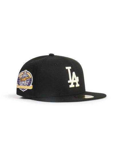 NEW ERA 5950 LA DODGERS LOS ANGELES 60TH ANNIVERSARY HAT - PURPLE/GOLD NEW ERA