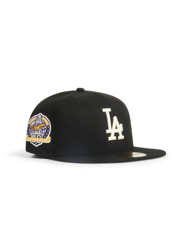 NEW ERA 5950 LA DODGERS LOS ANGELES 60TH ANNIVERSARY HAT - PURPLE/GOLD NEW ERA