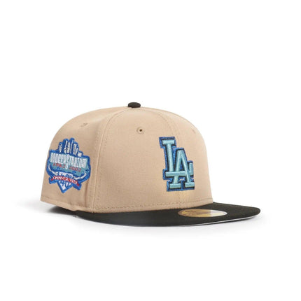 NEW ERA 5950 DODGERS 50TH ANNIVERSARY - CAMEL/ BLACK NEW ERA