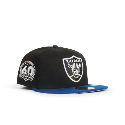 NEW ERA 5950 RAIDERS 60TH ANNIVERSARY HAT NEW ERA