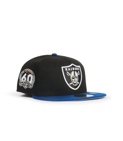 NEW ERA 5950 RAIDERS 60TH ANNIVERSARY HAT NEW ERA