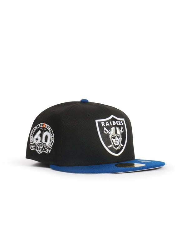 NEW ERA 5950 RAIDERS 60TH ANNIVERSARY HAT NEW ERA