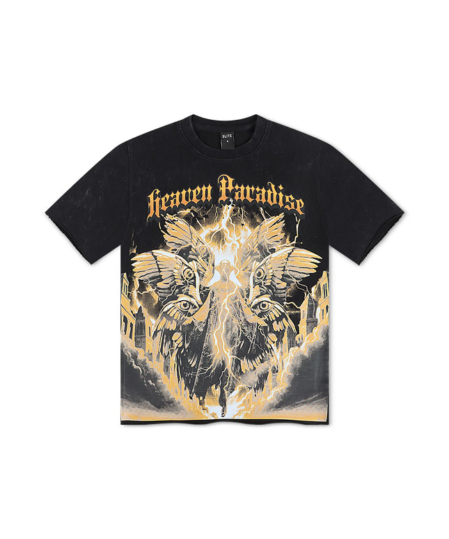 Elite Denim Kids Heaven Paradise Heavyweight Tee - Black