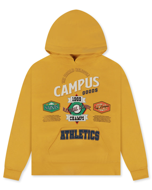 CAMPUS LEAGUE HOODIE - YELLOW