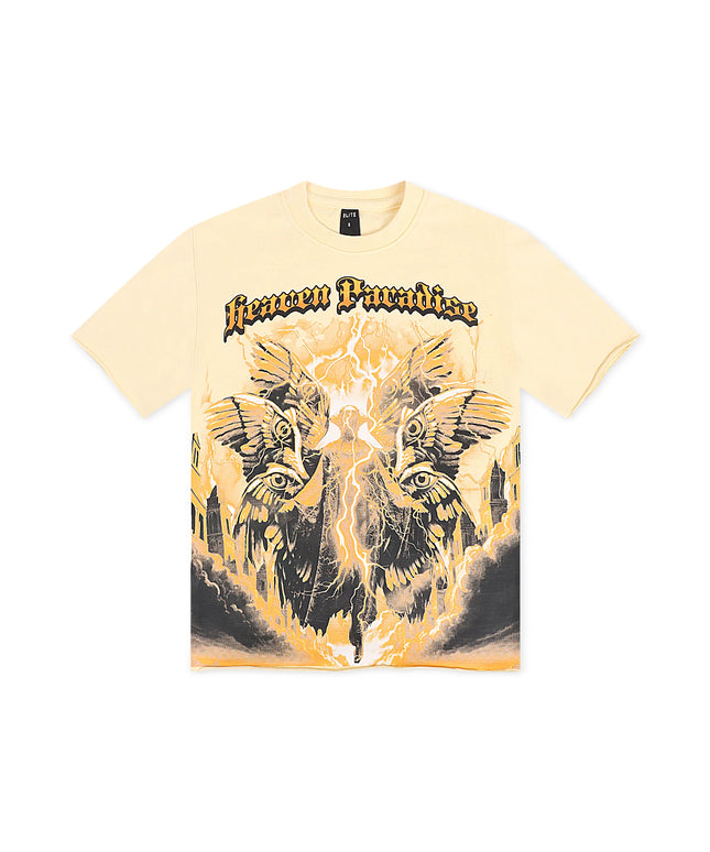 Elite Denim Kids Heaven Paradise Heavyweight Tee - Yellow