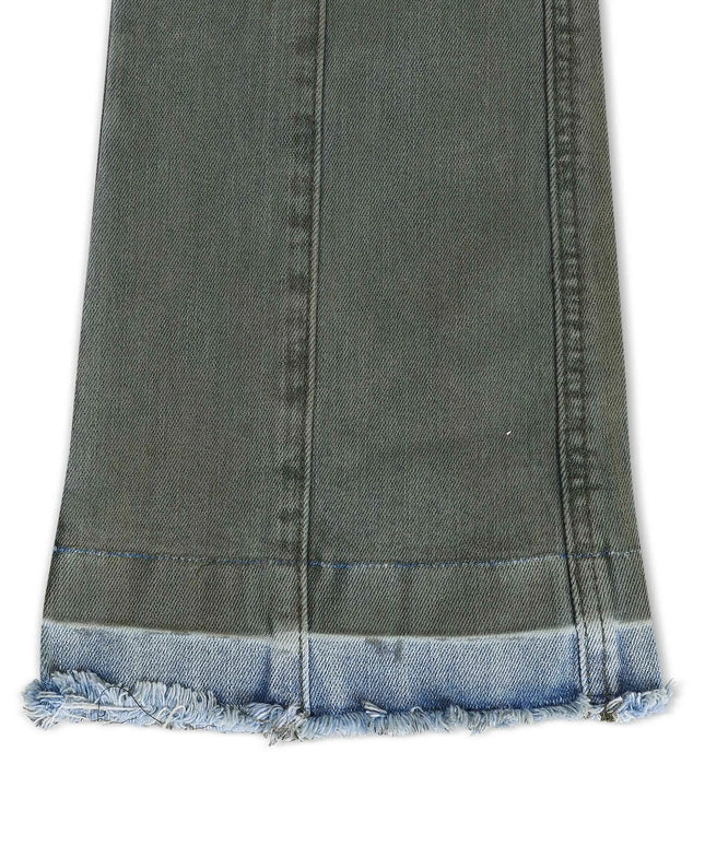 Vicious Denim Cargo Stacked Jeans - Olive
